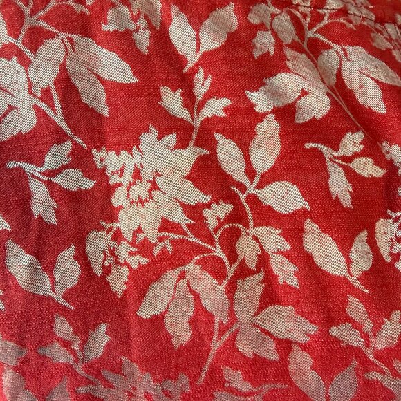 Handmade reversible sparkly floral button up jacket medium feminine coastal fall - Picture 5 of 13